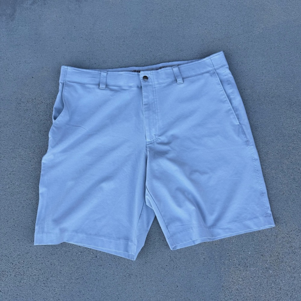 Callaway Men‎ Flex Flat-Front 10" Performance Golf Shorts Light Grey Size 38